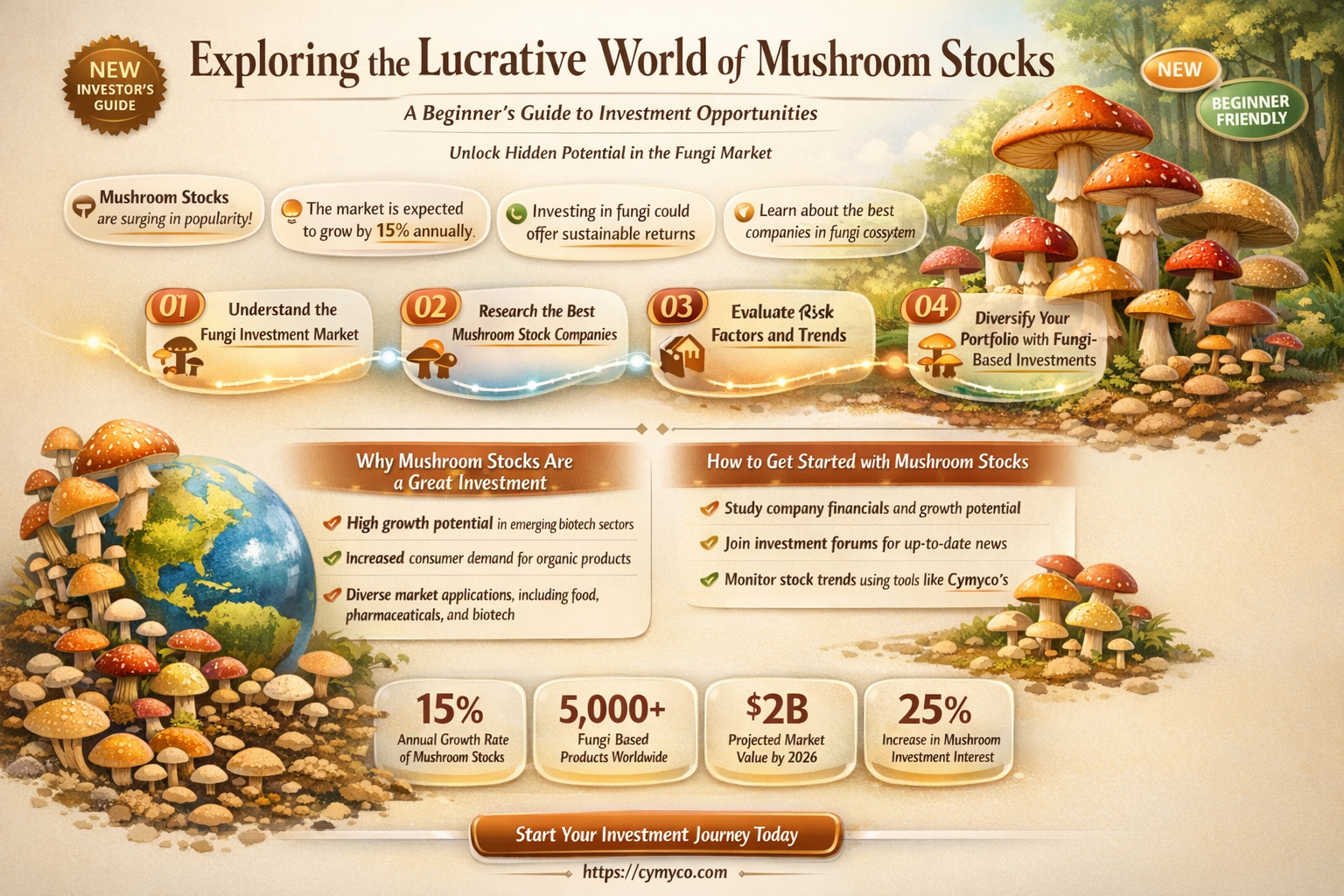 how to buy mushroom stocks