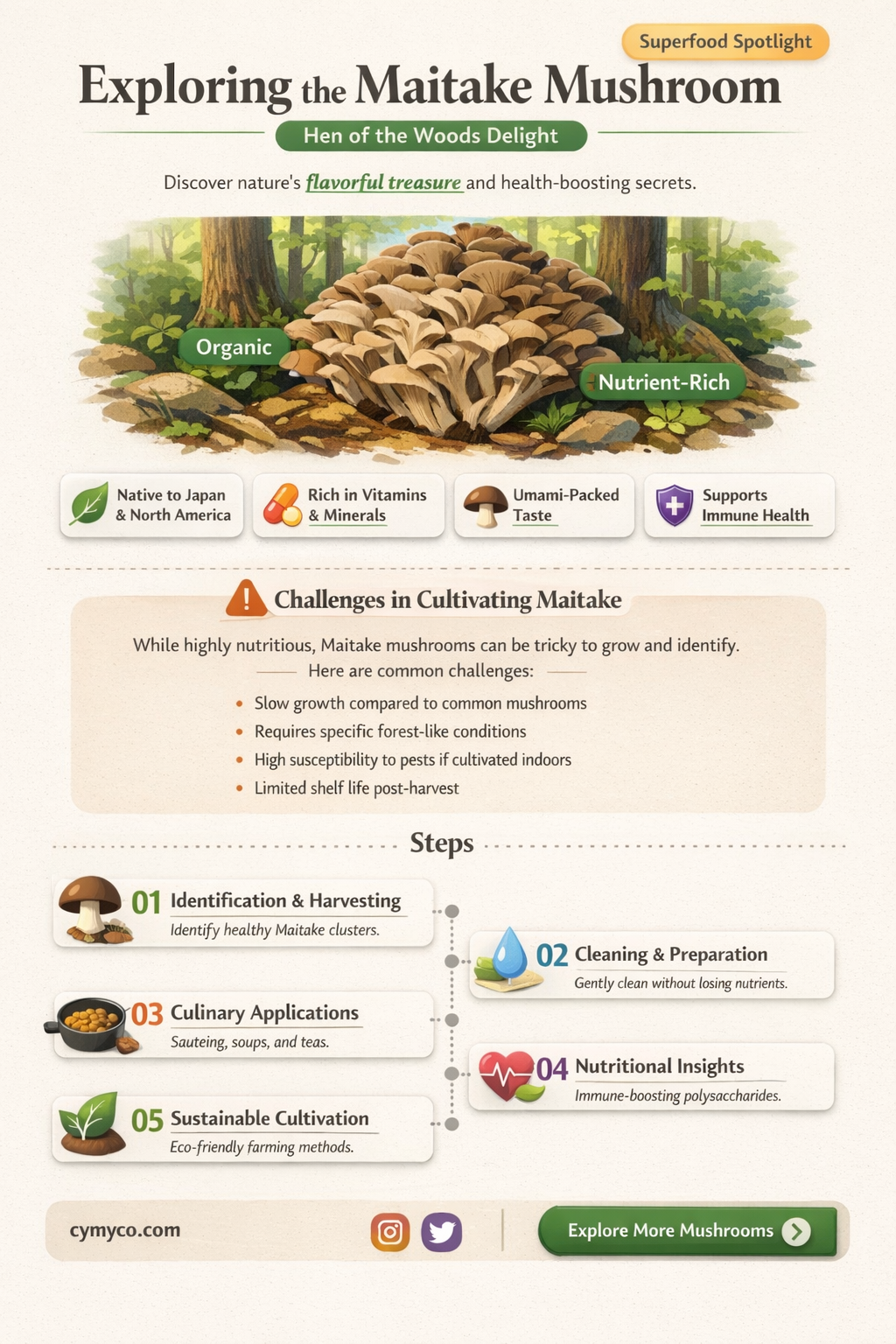 is hen of the woods maitake