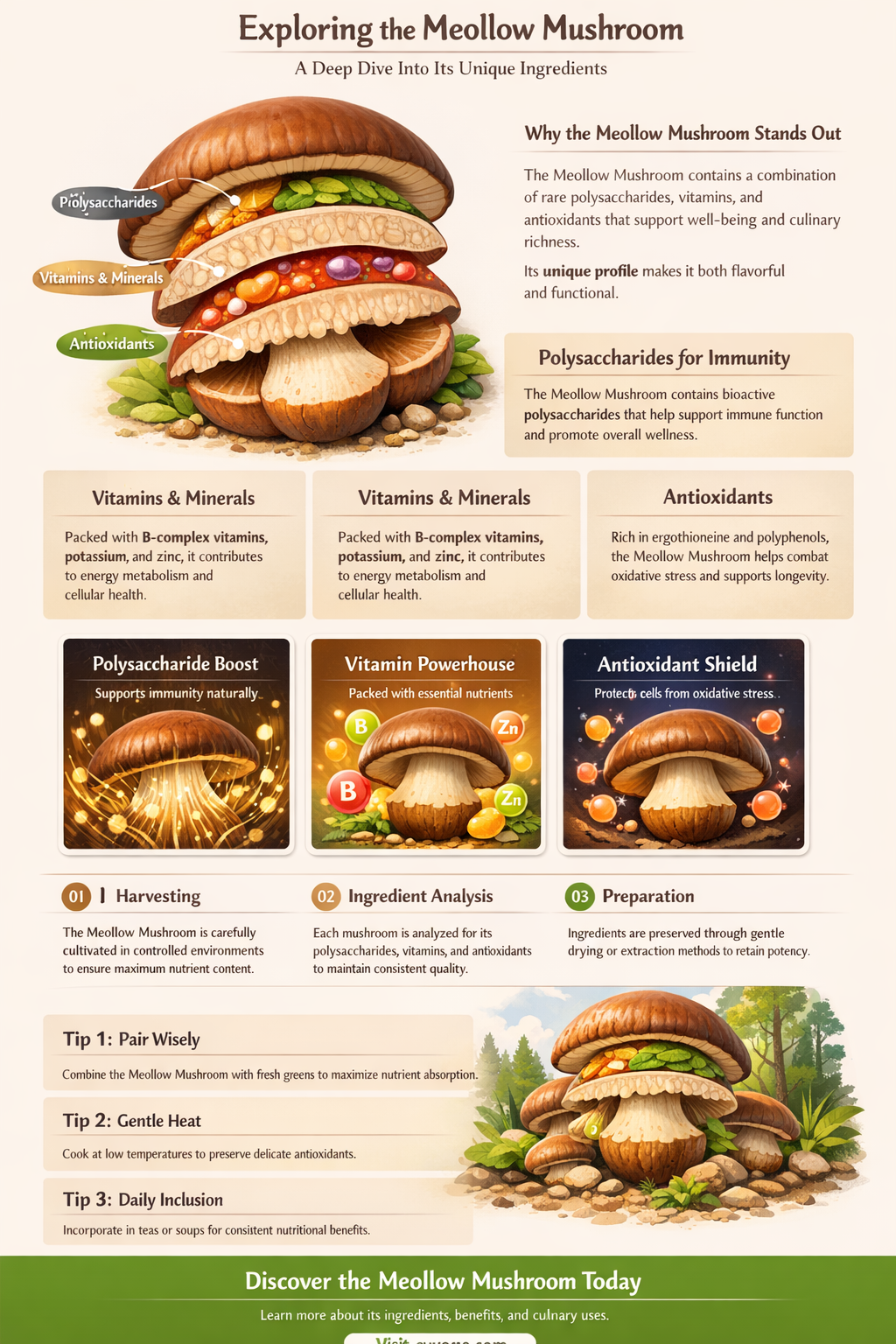 does the meollow mushroom use vegetable oil