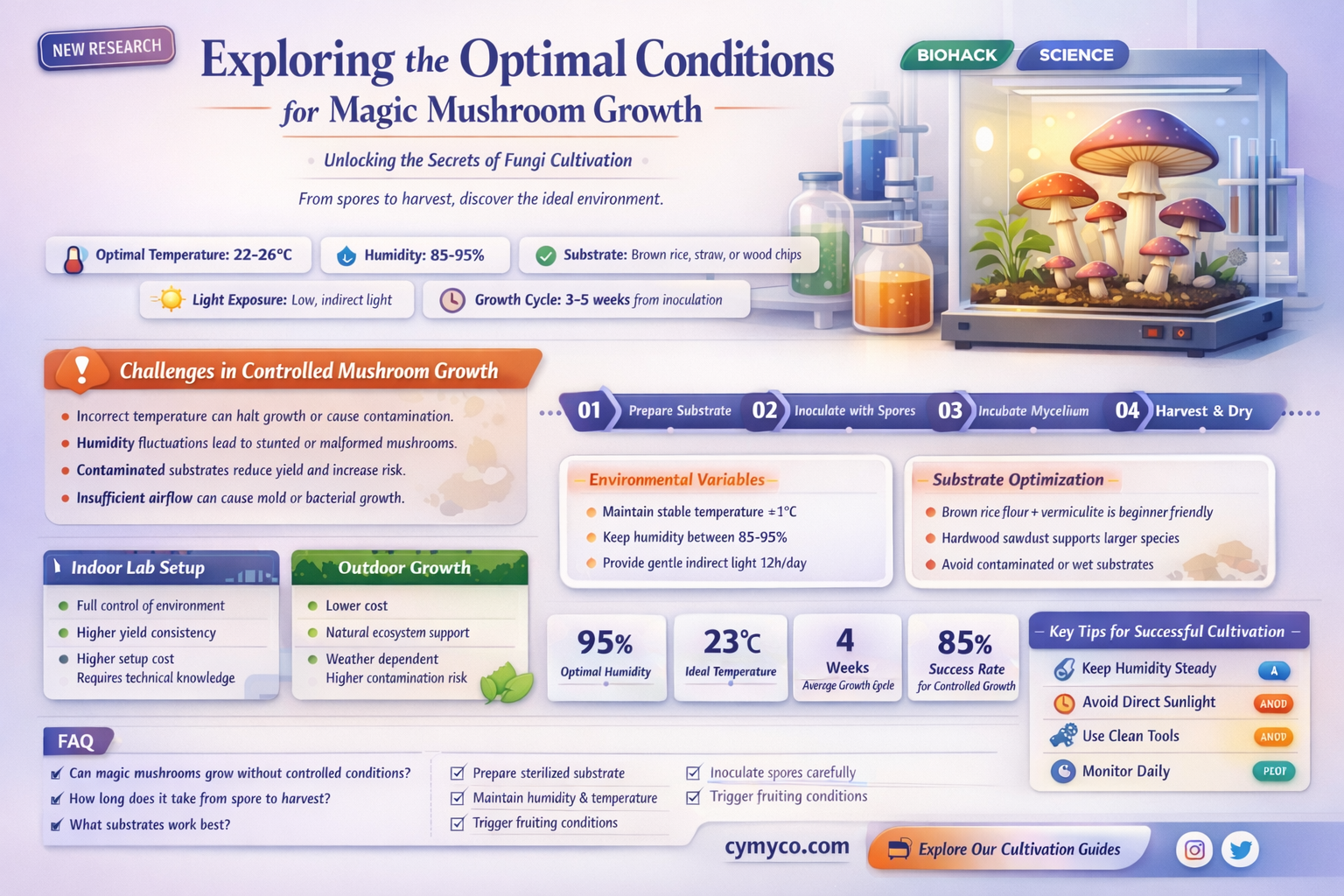 when do magic mushrooms sprout