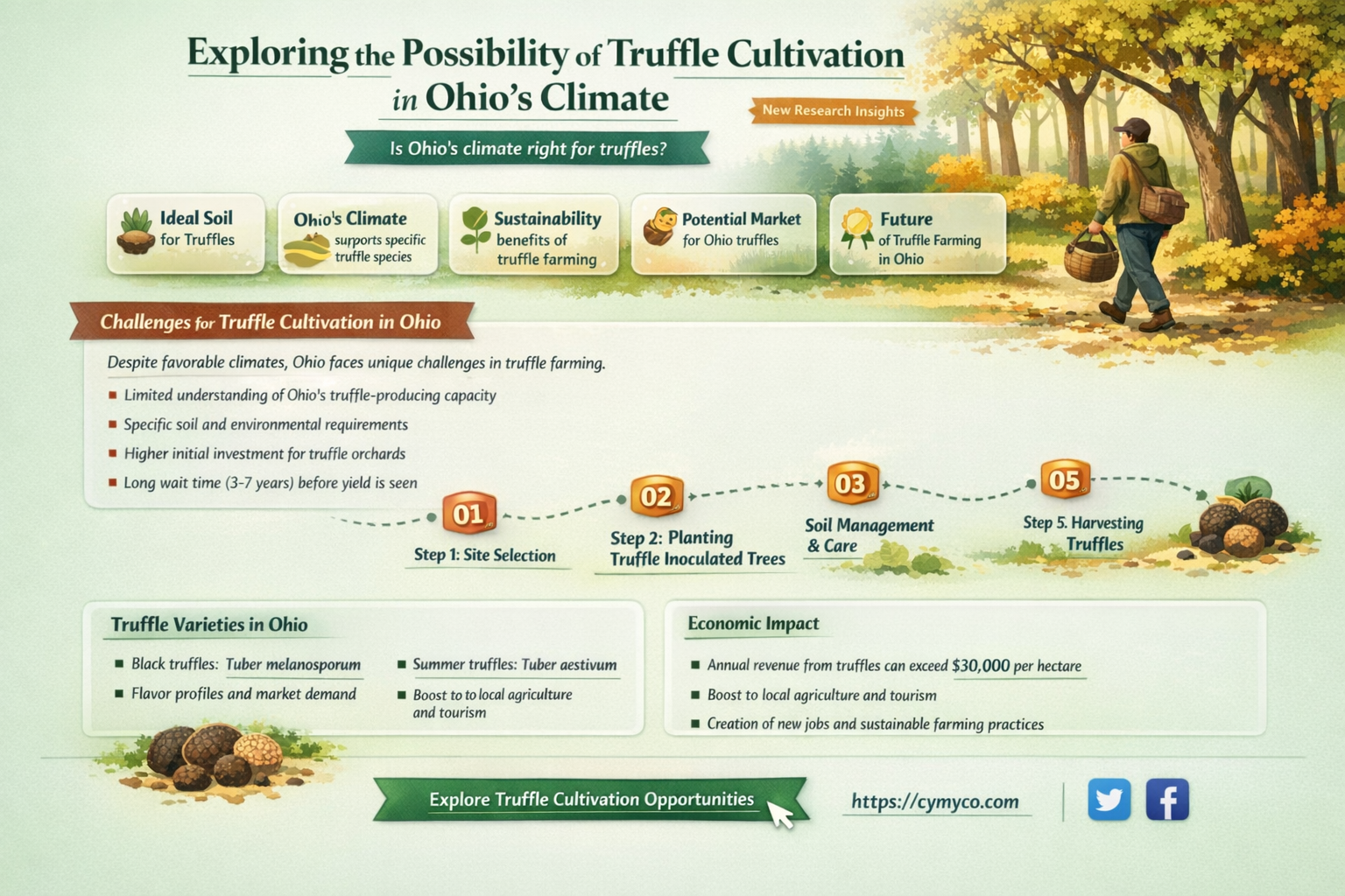 do truffles grow in ohio