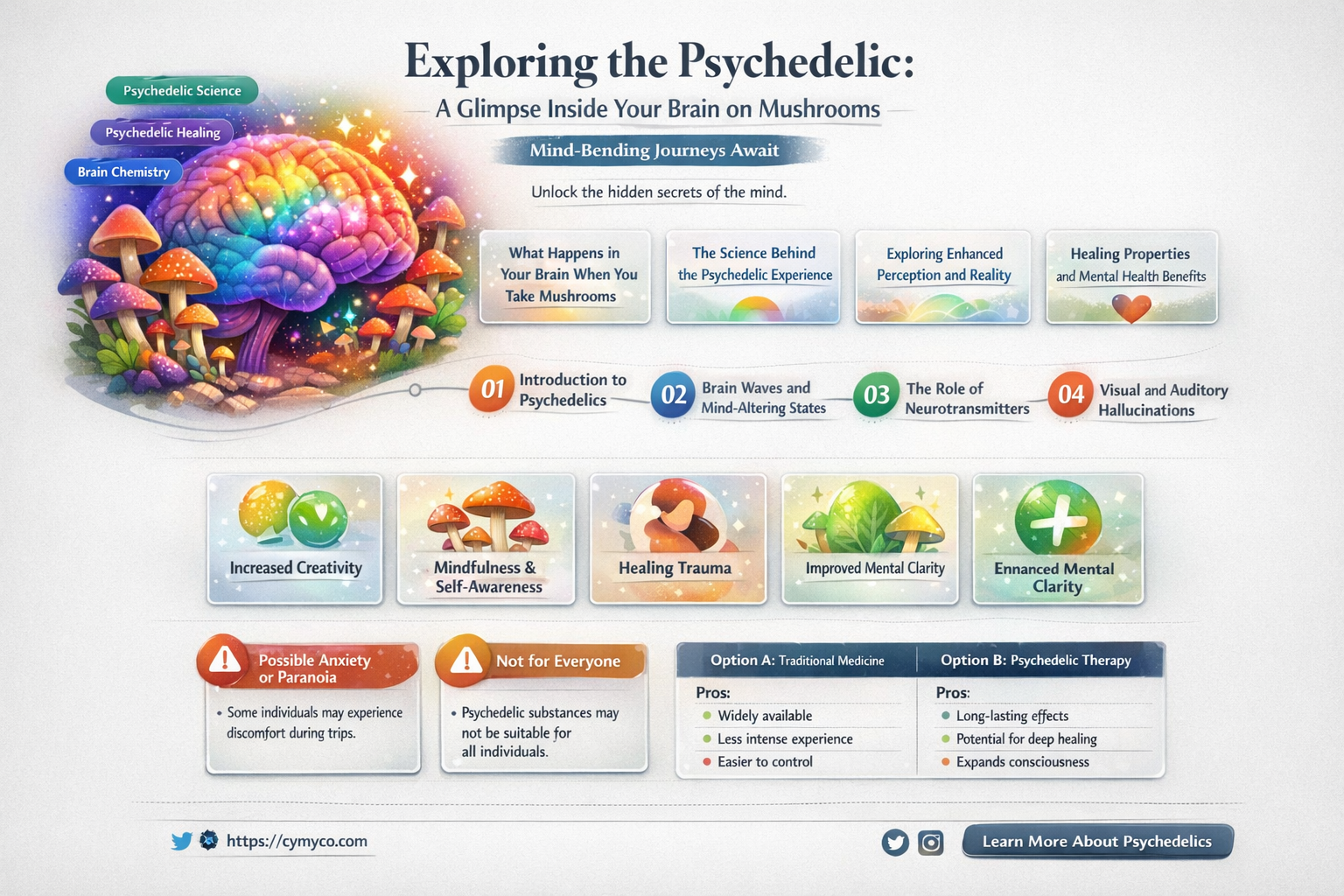 what your brain looks like on mushrooms