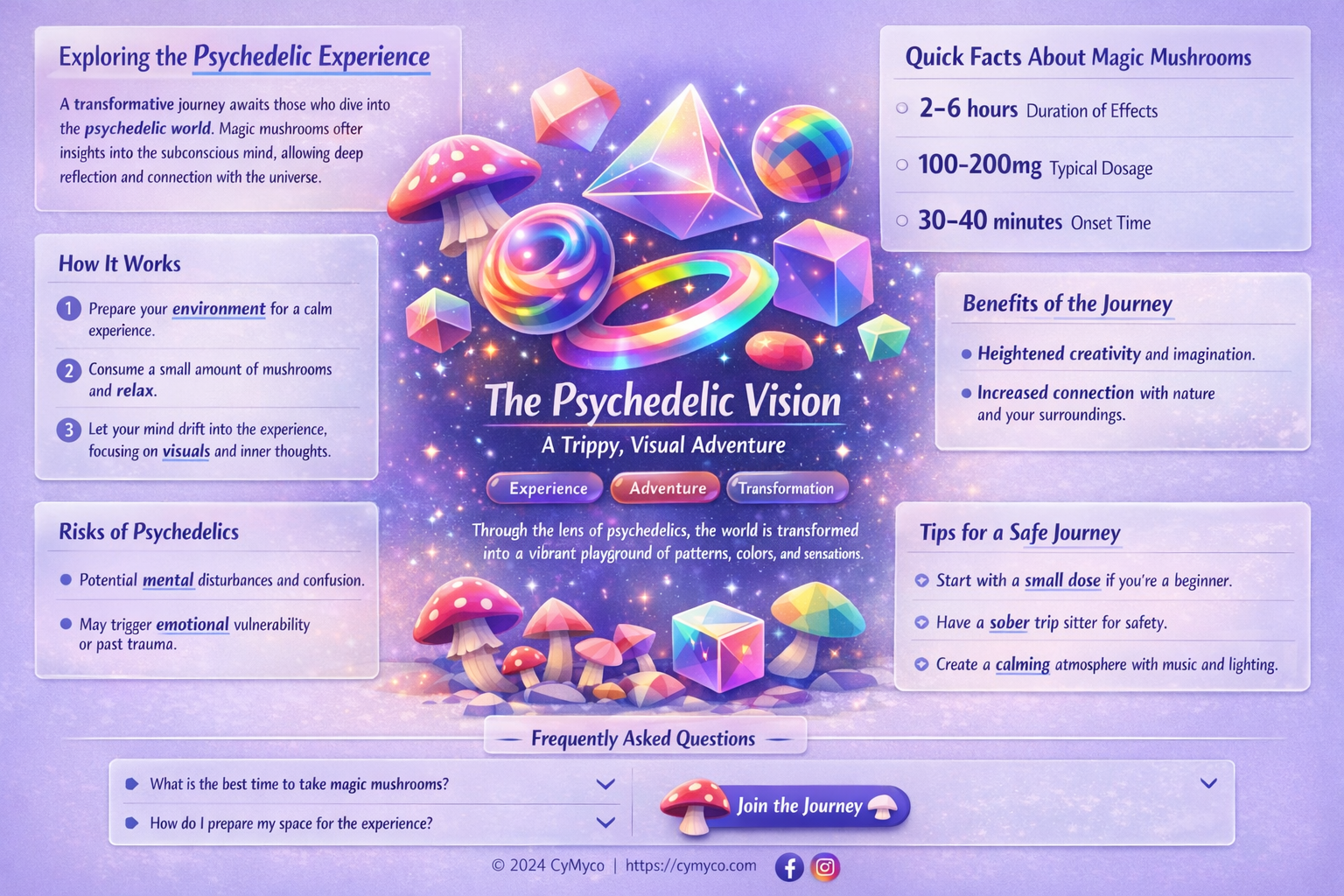 what to do while high on magic mushrooms