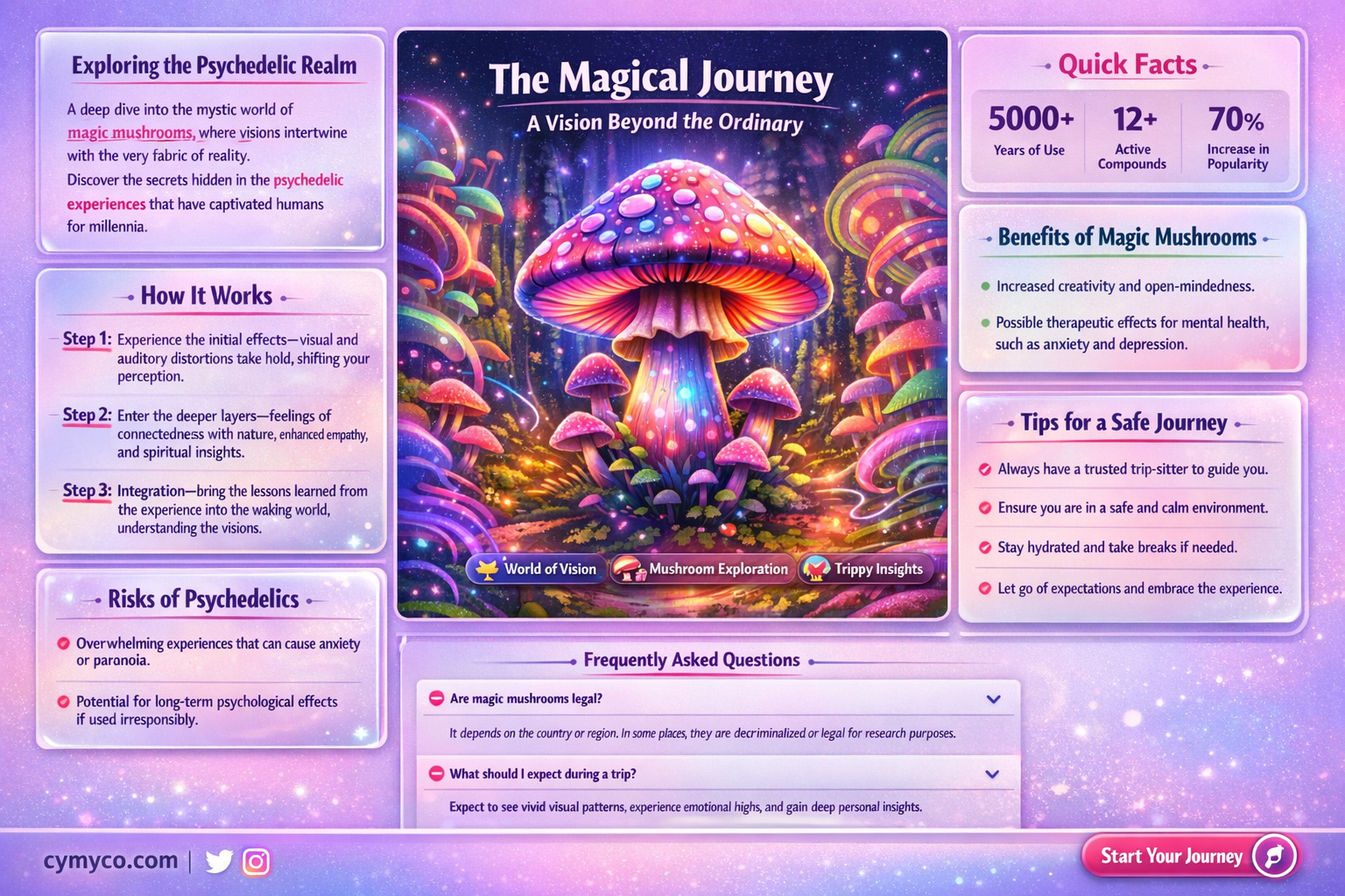 what you see on magic mushrooms