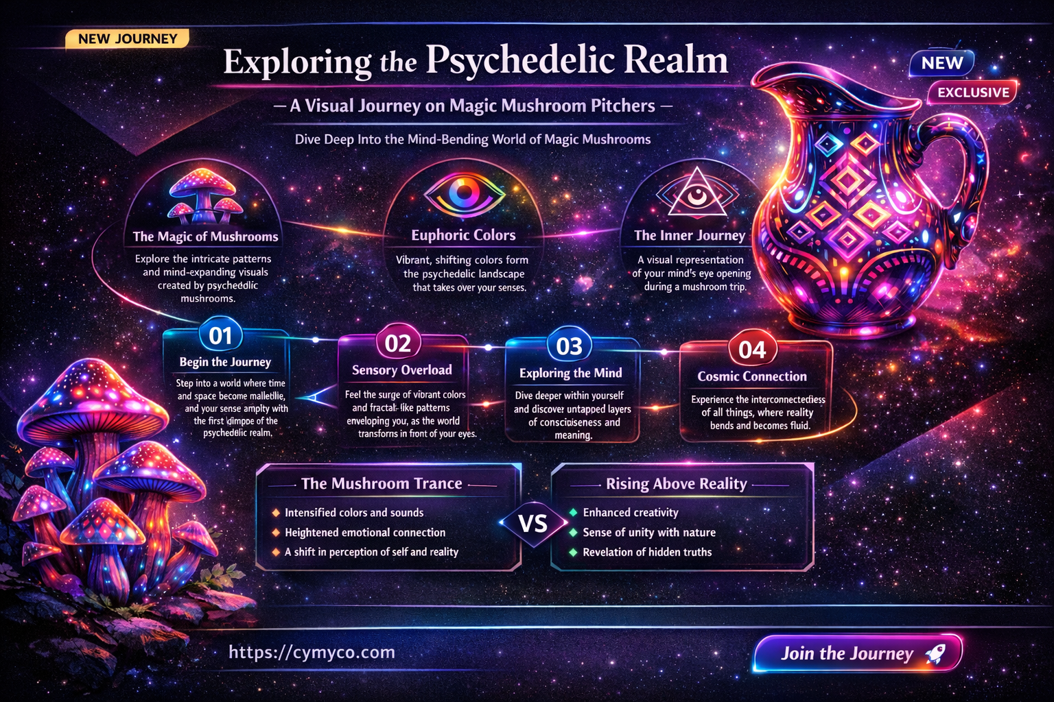 what you see on magic mushroom pitchers