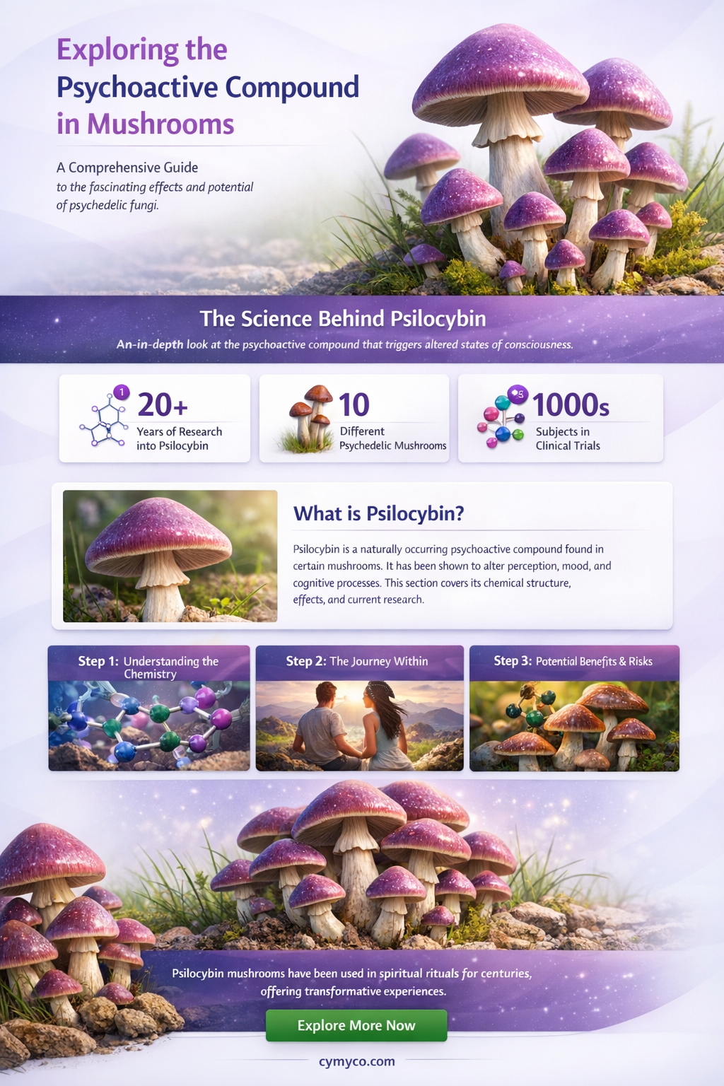 what is the chemical in mushrooms that gets you high