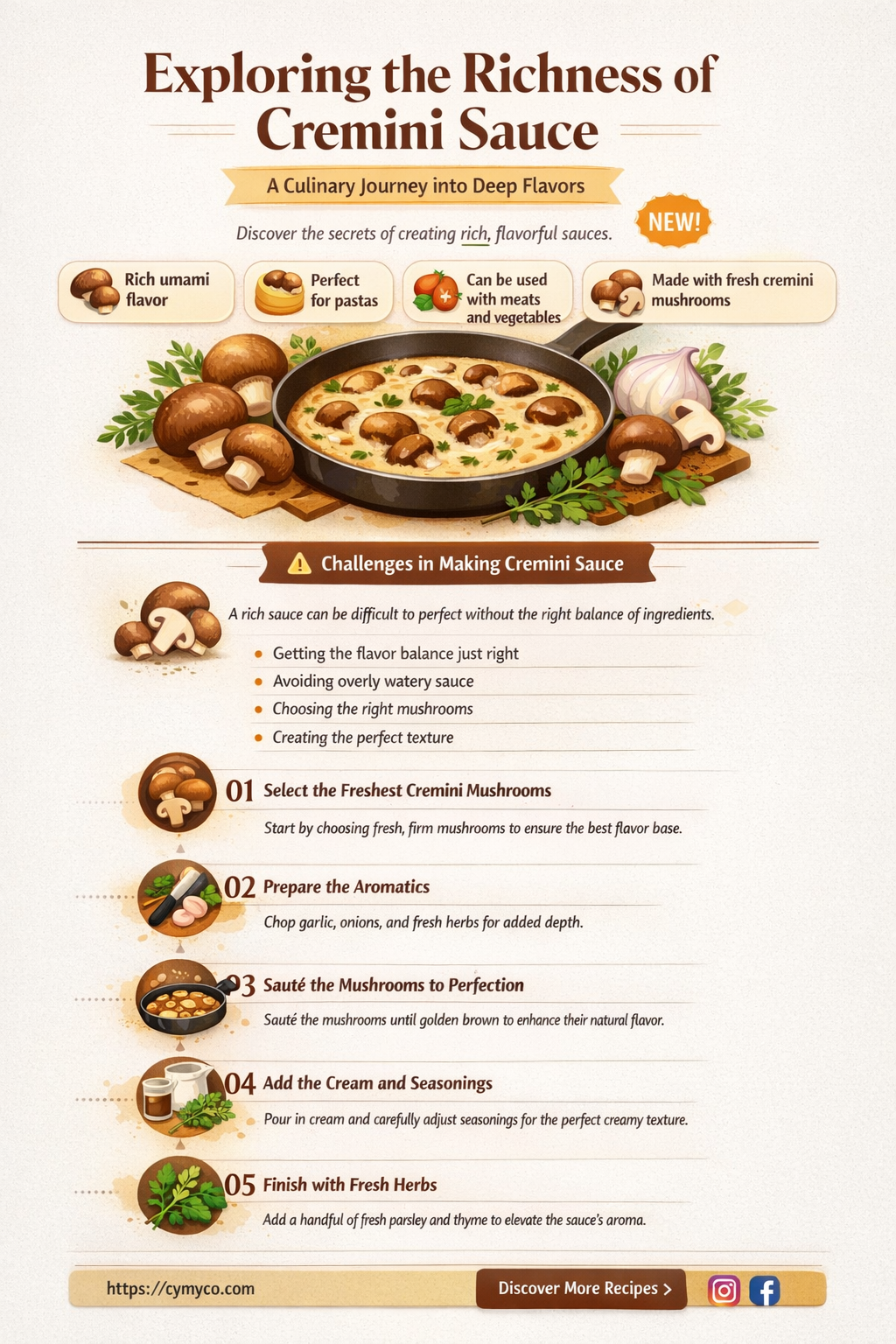 what is cremini sauce