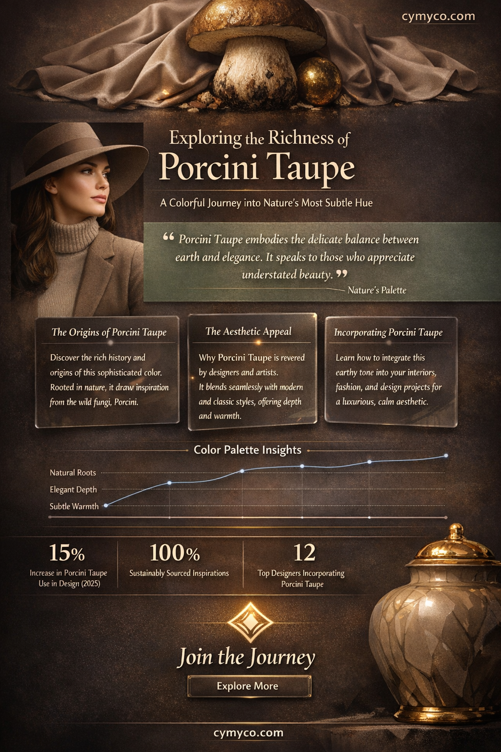 what color is porcini taupe