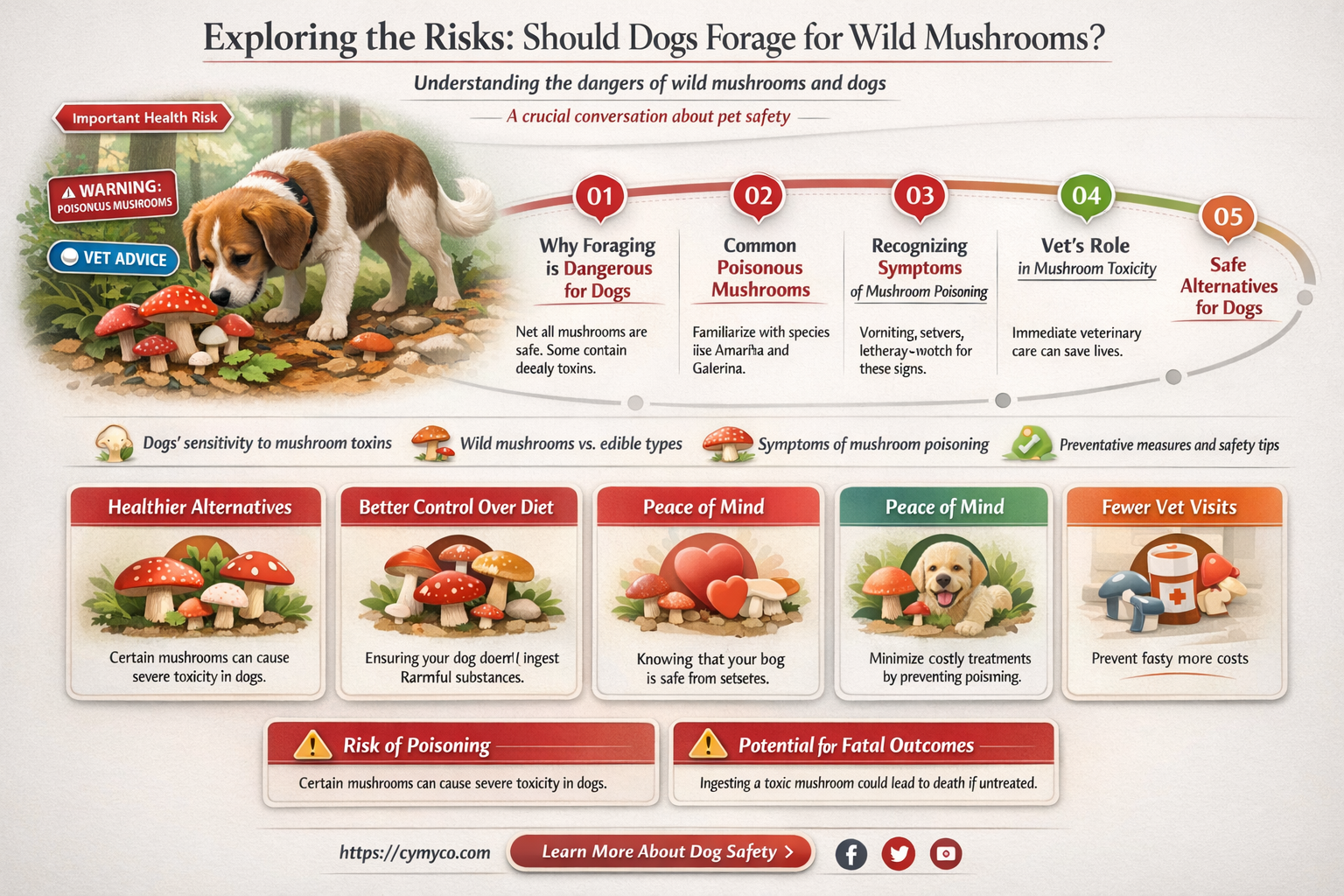 do dogs eat wild mushrooms