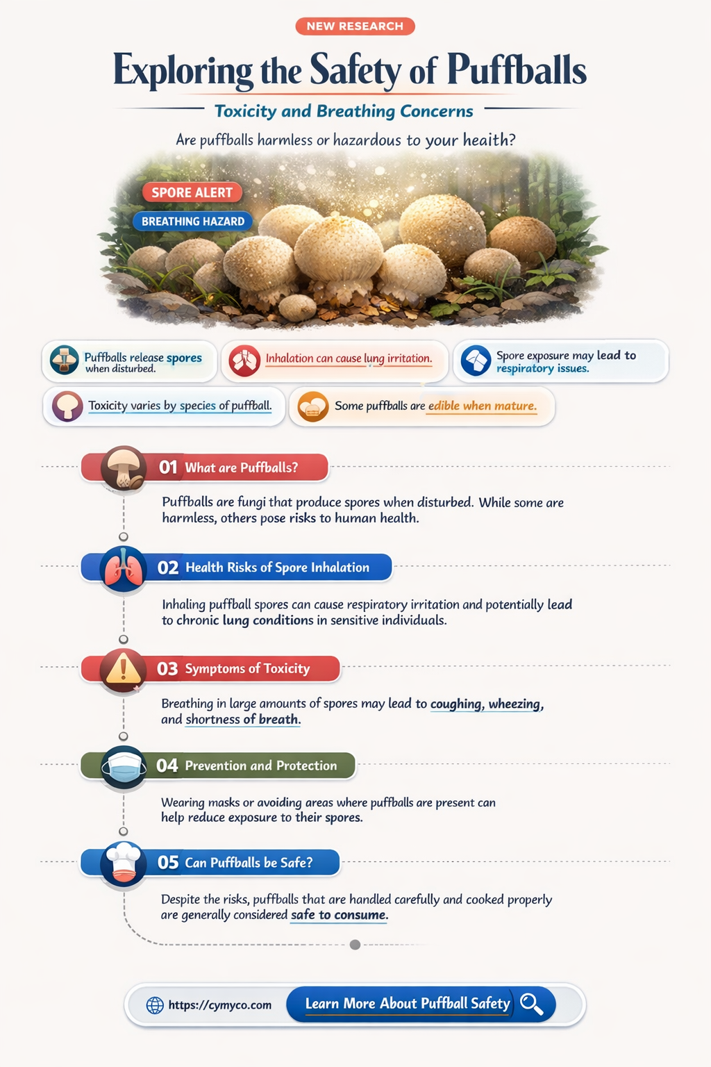 are puffballs toxic to breathe in