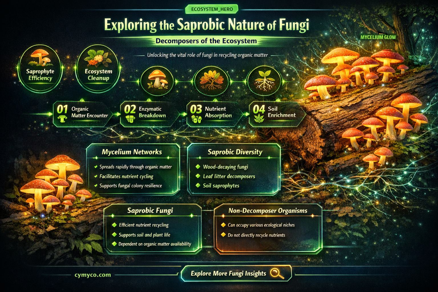 why are fungi considered as saprobes