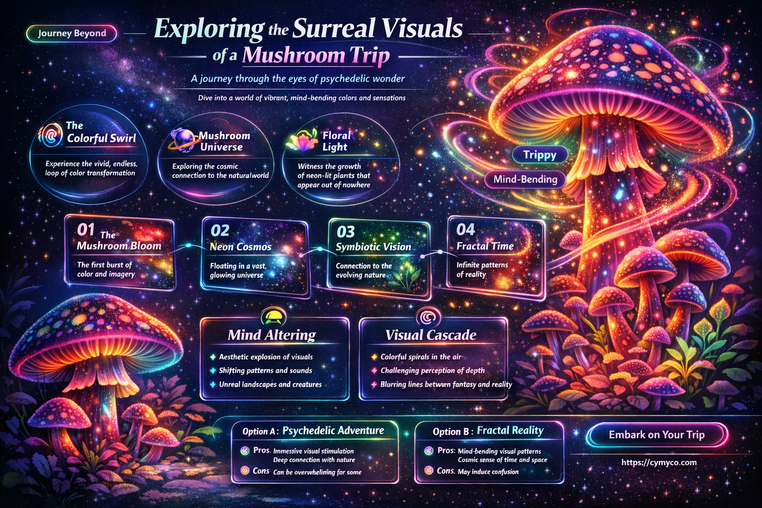 what things look like on mushrooms
