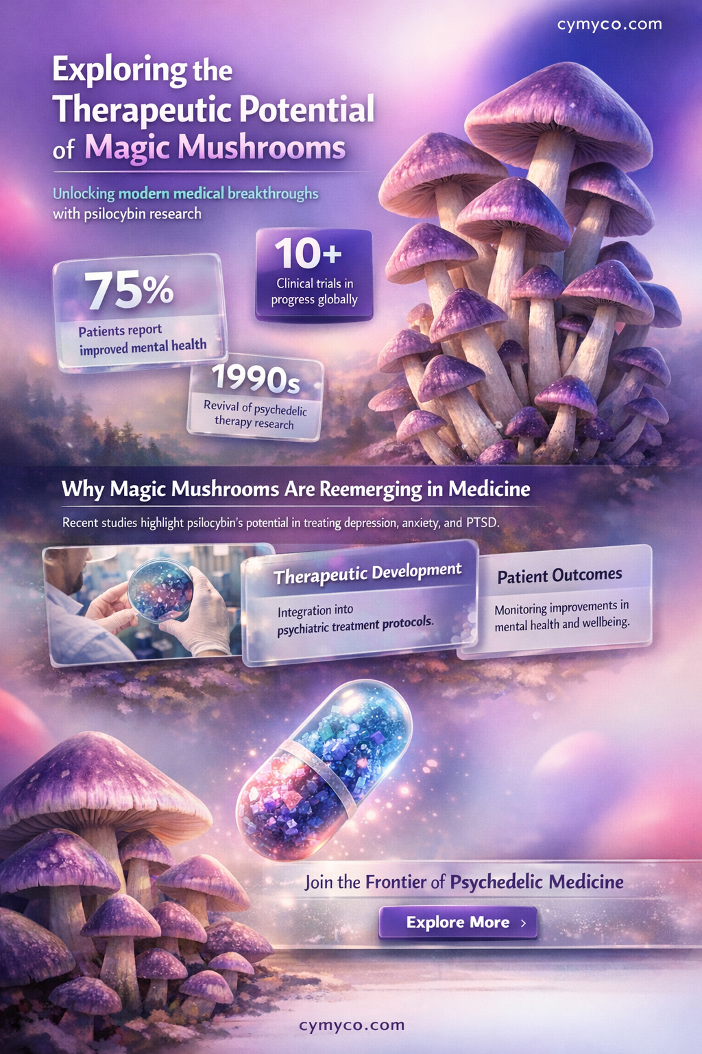 how are mushrooms drug used for therapy