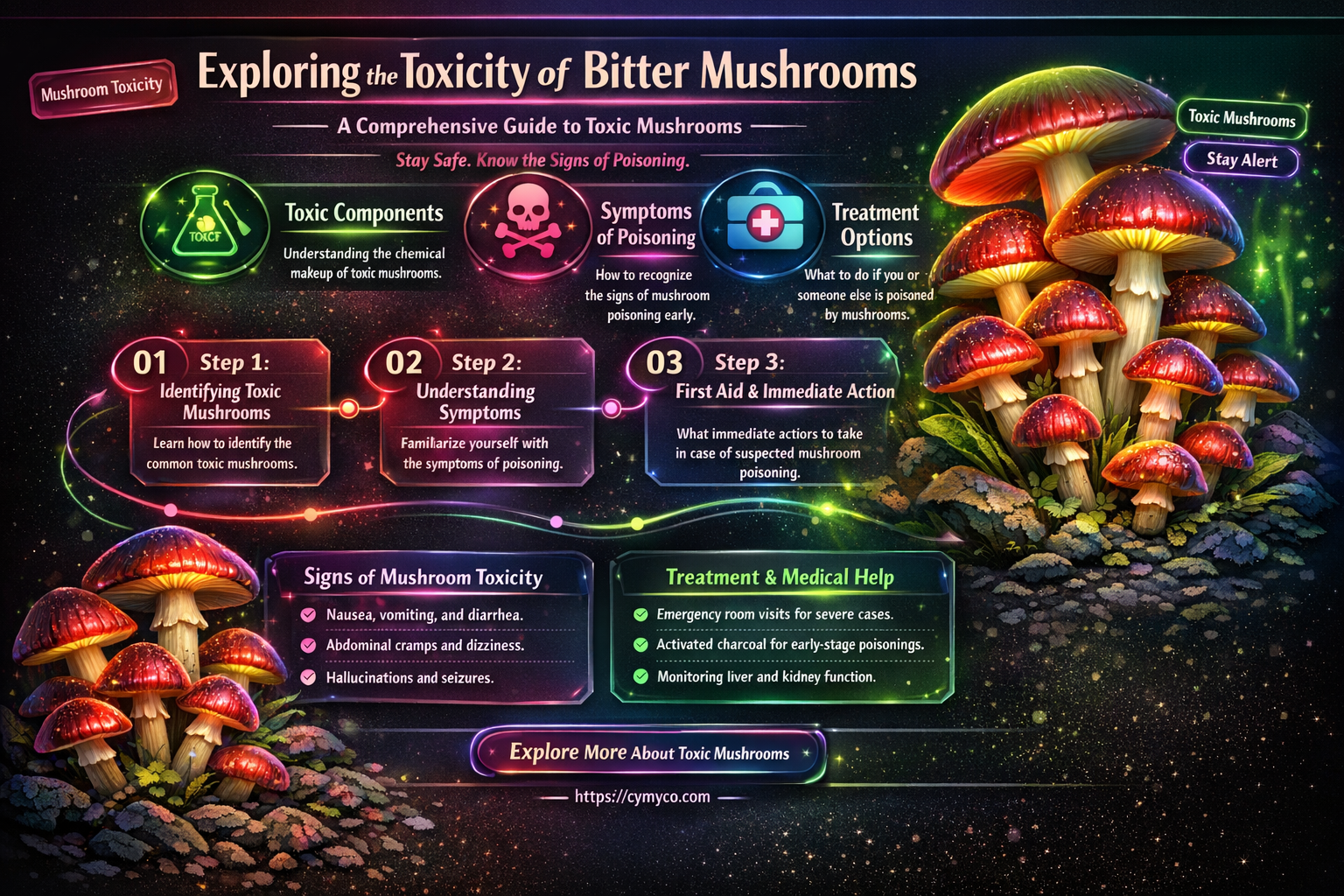 are bitter mushrooms poisonous