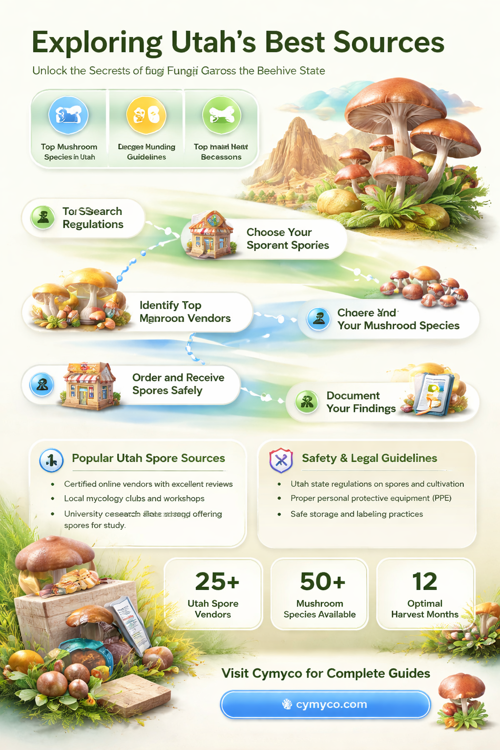 where do i buy mushroom spores in utah