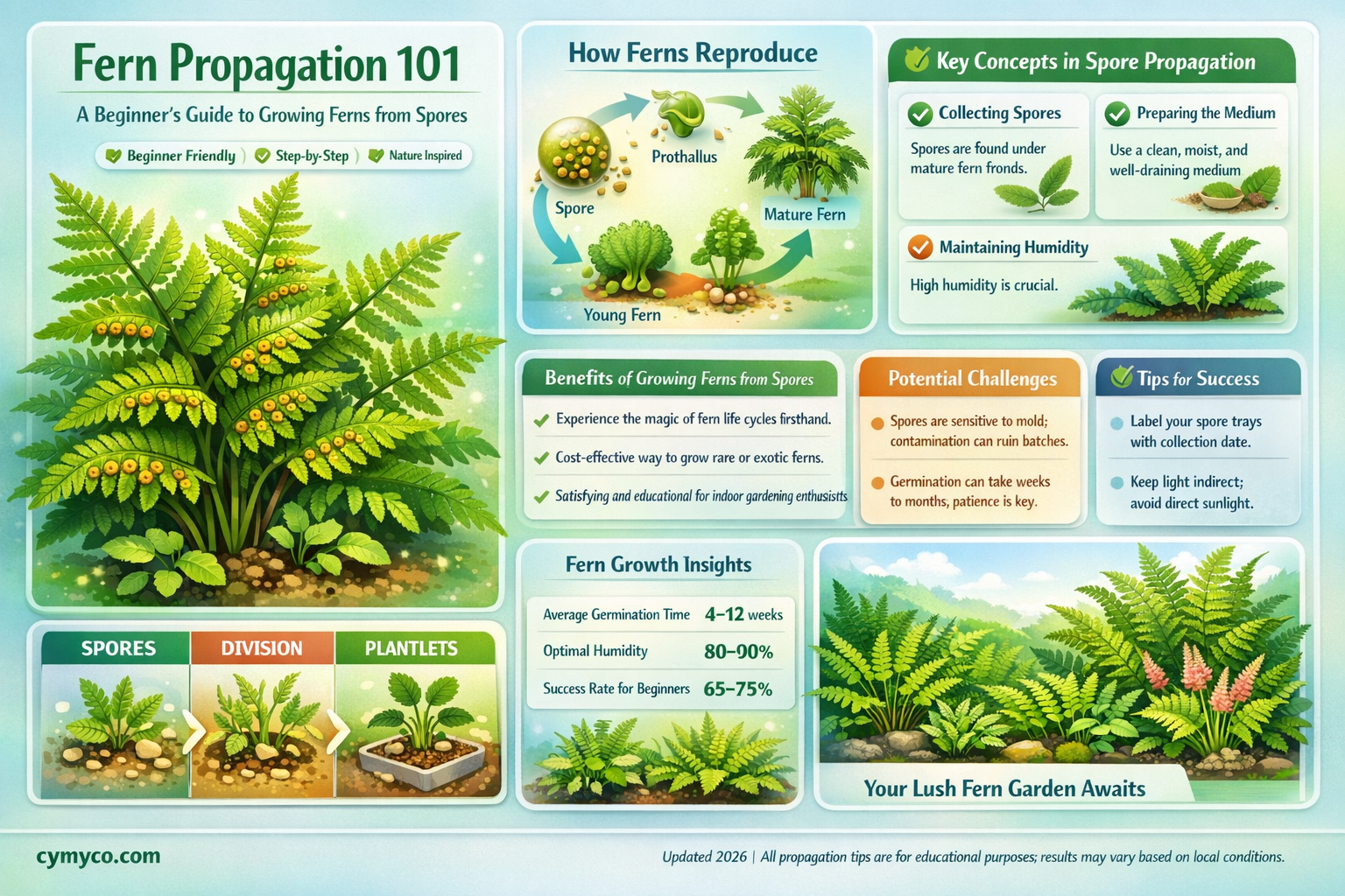 how to grow a fern from spores