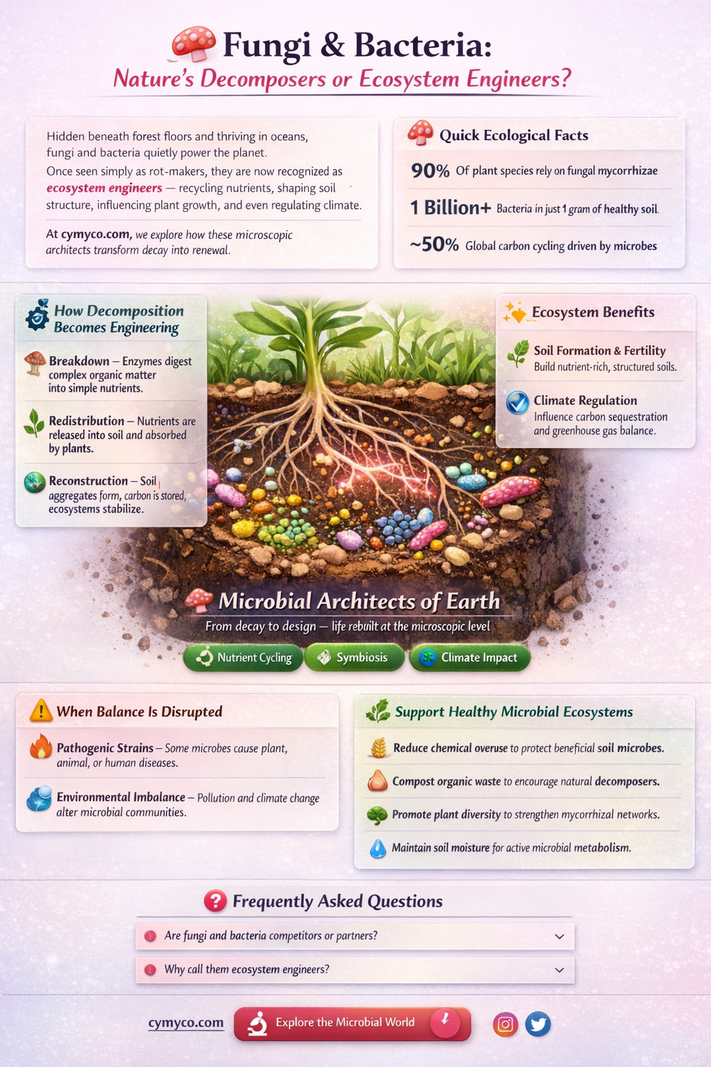 are fungi and bacteria decomposers