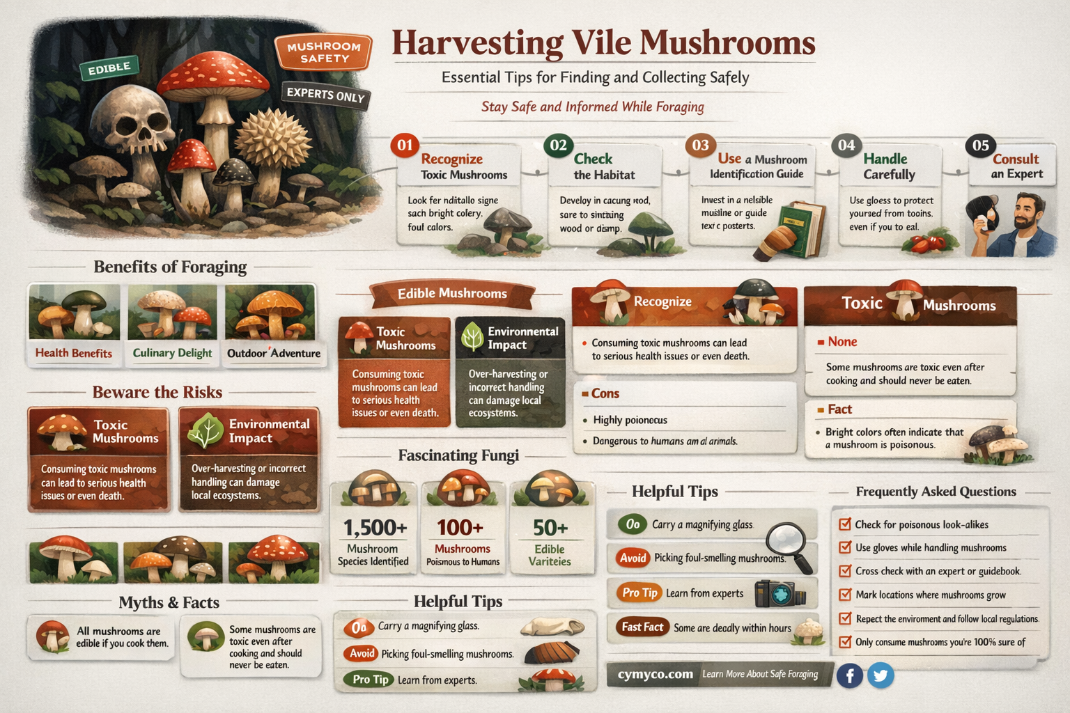 how to get vile mushrooms