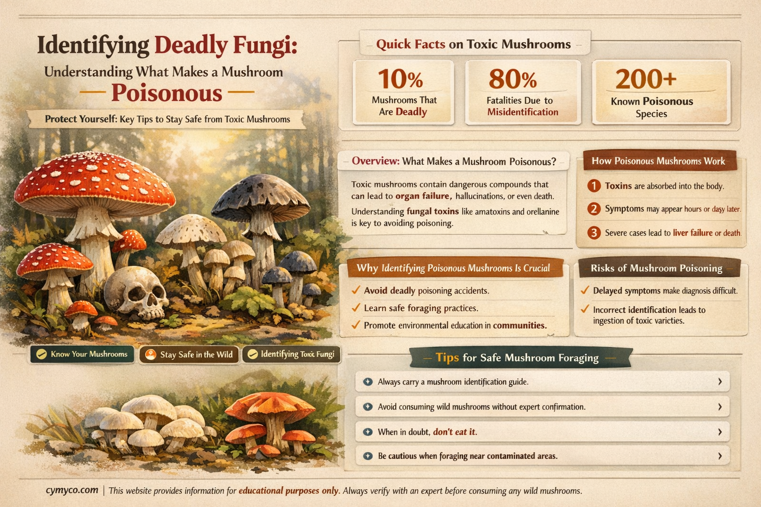what is a poisonous mushroom
