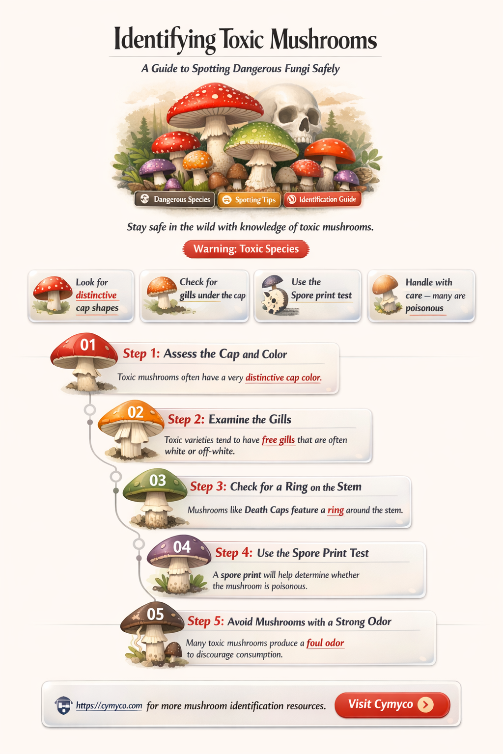 how to tell bad mushrooms