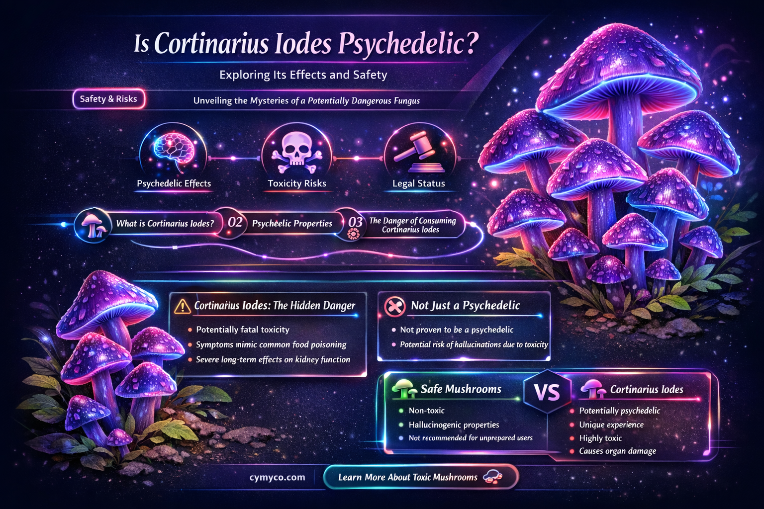 is cortinarius iodes psychedelic