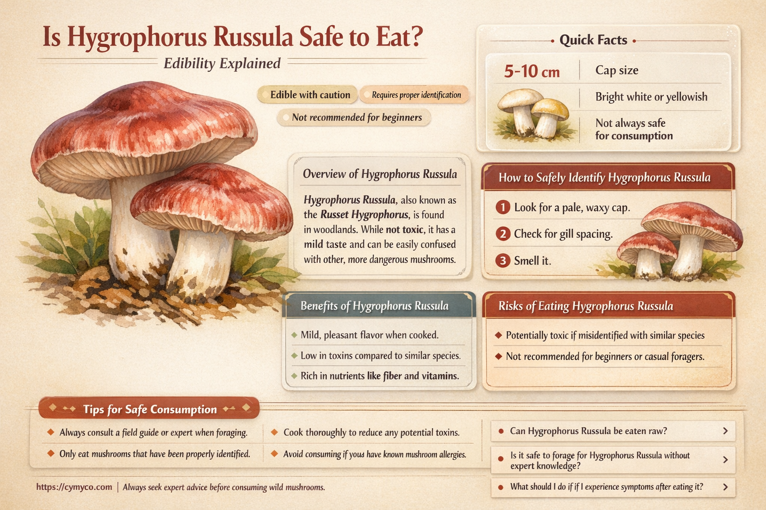 is hygrophorus russula an edible mushroom