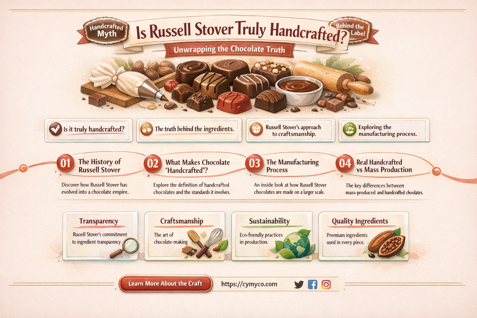 is russull stover really hand crafted