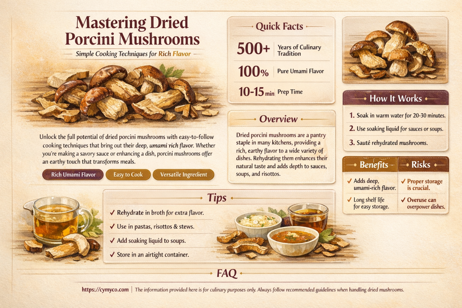 how do you cook dried porcini mushrooms