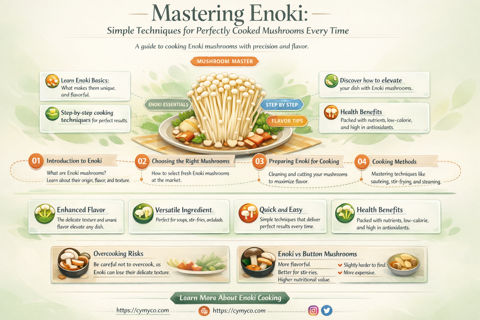 how to cook enoki
