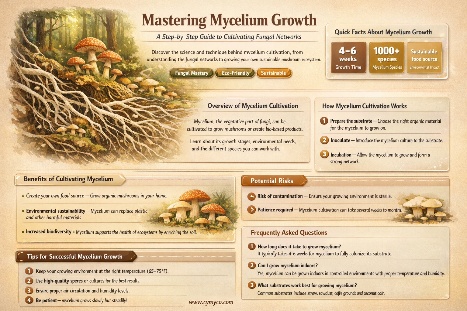 how to grow mycelium