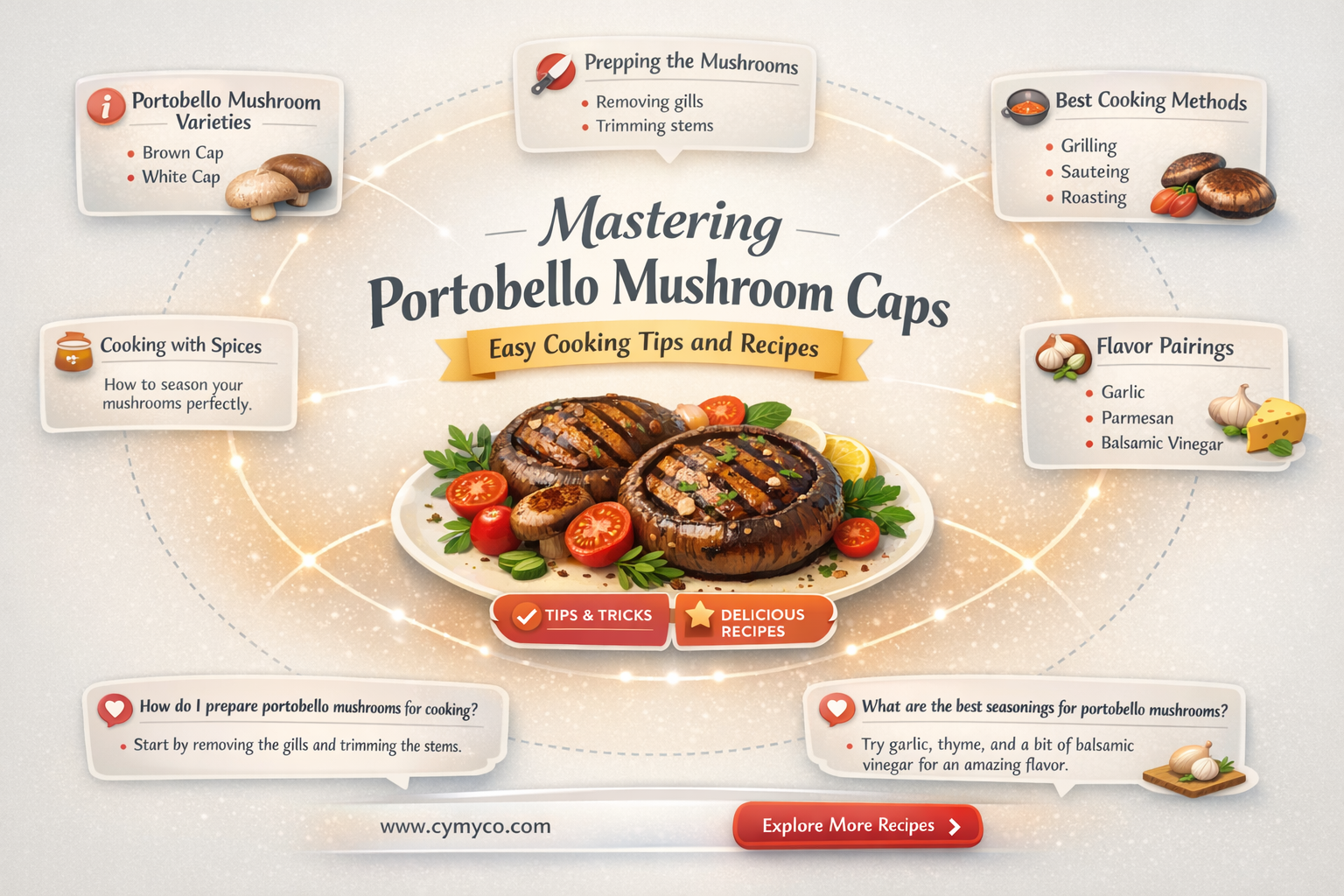 how to cook portobello mushroom caps