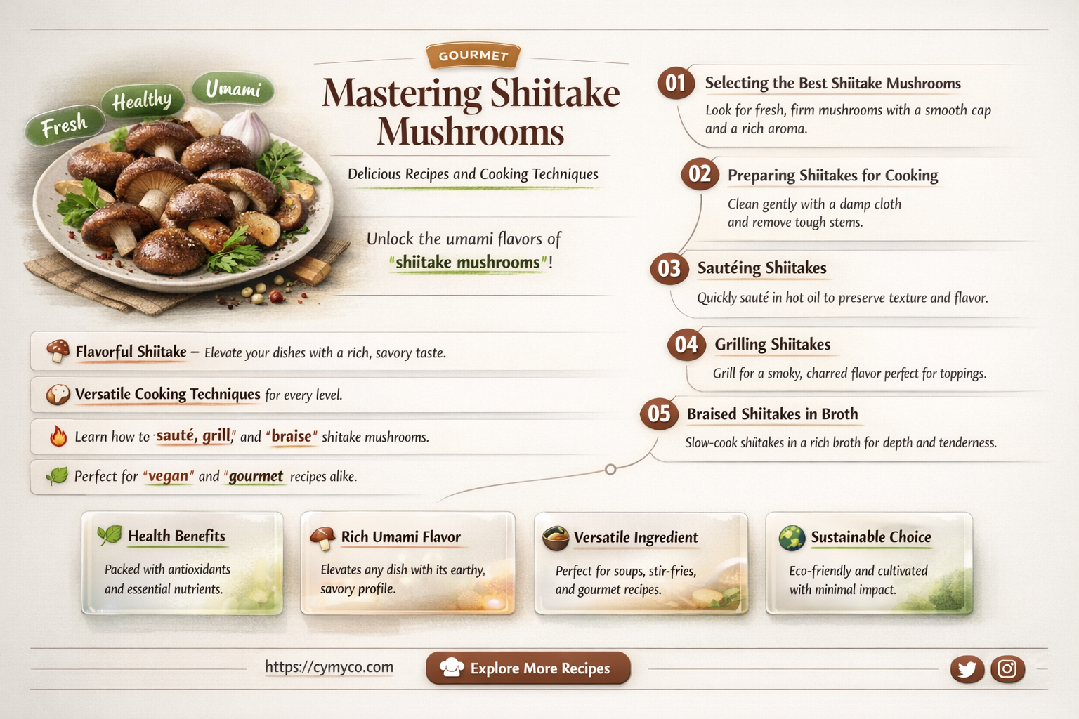 how to use shiitake mushrooms