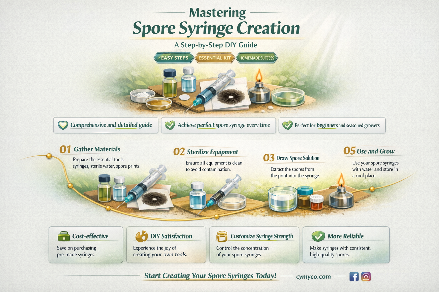 how to make a spore syringe