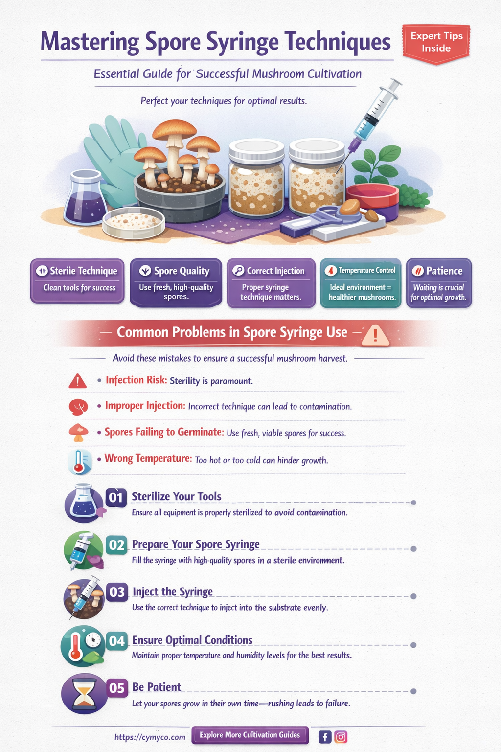 how to use spore syringe