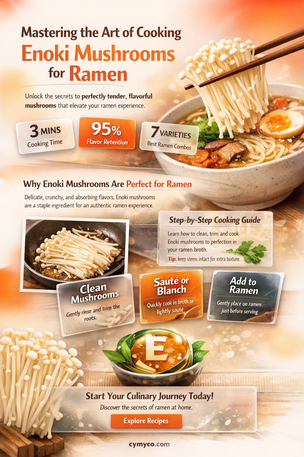 how to cook enoki for ramen