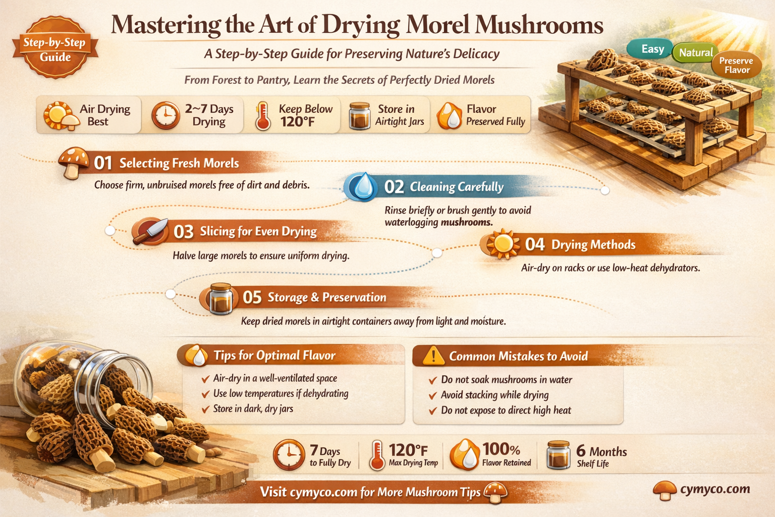 how to dry morel mushrooms