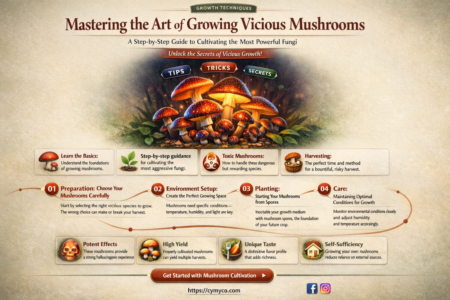 how to get vicius mushrooms