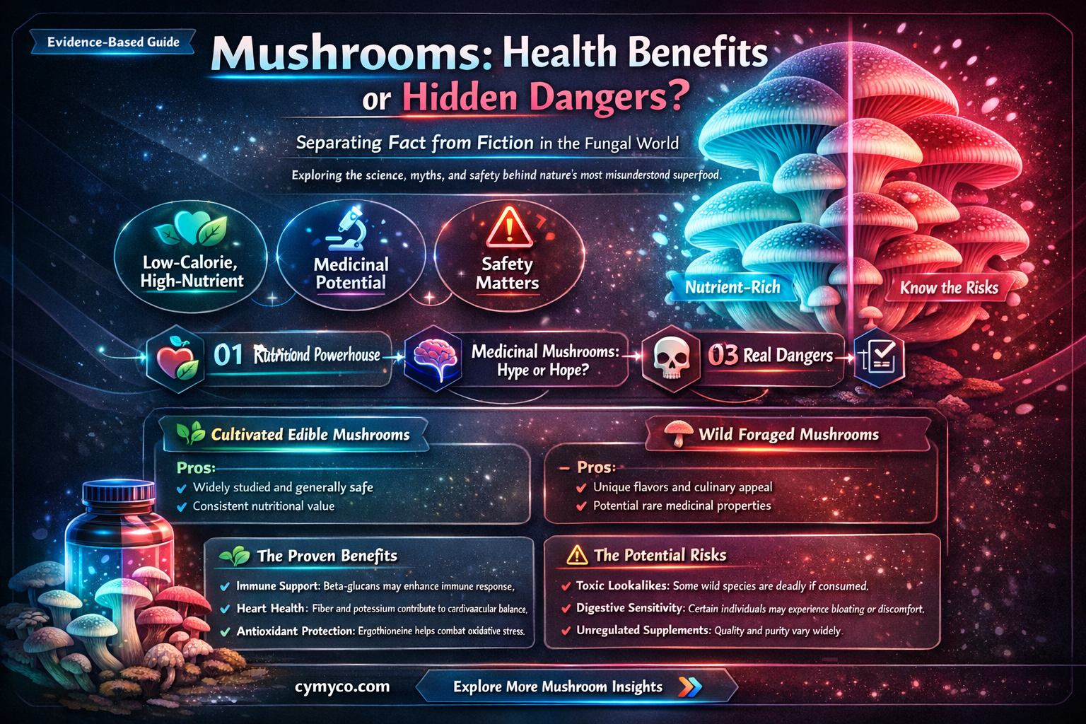are mushrooms bad for you
