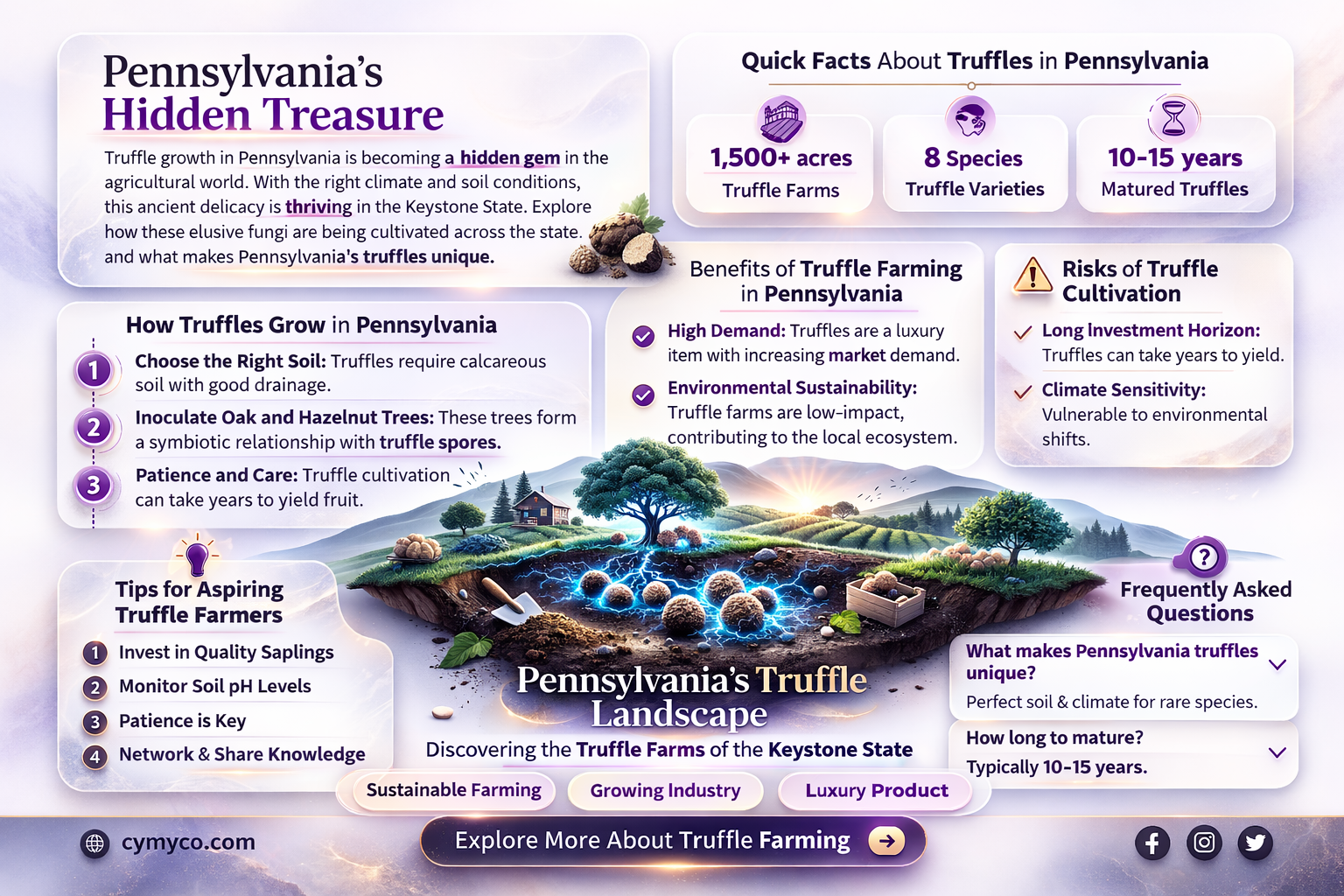 do truffles grow in pennsylvania