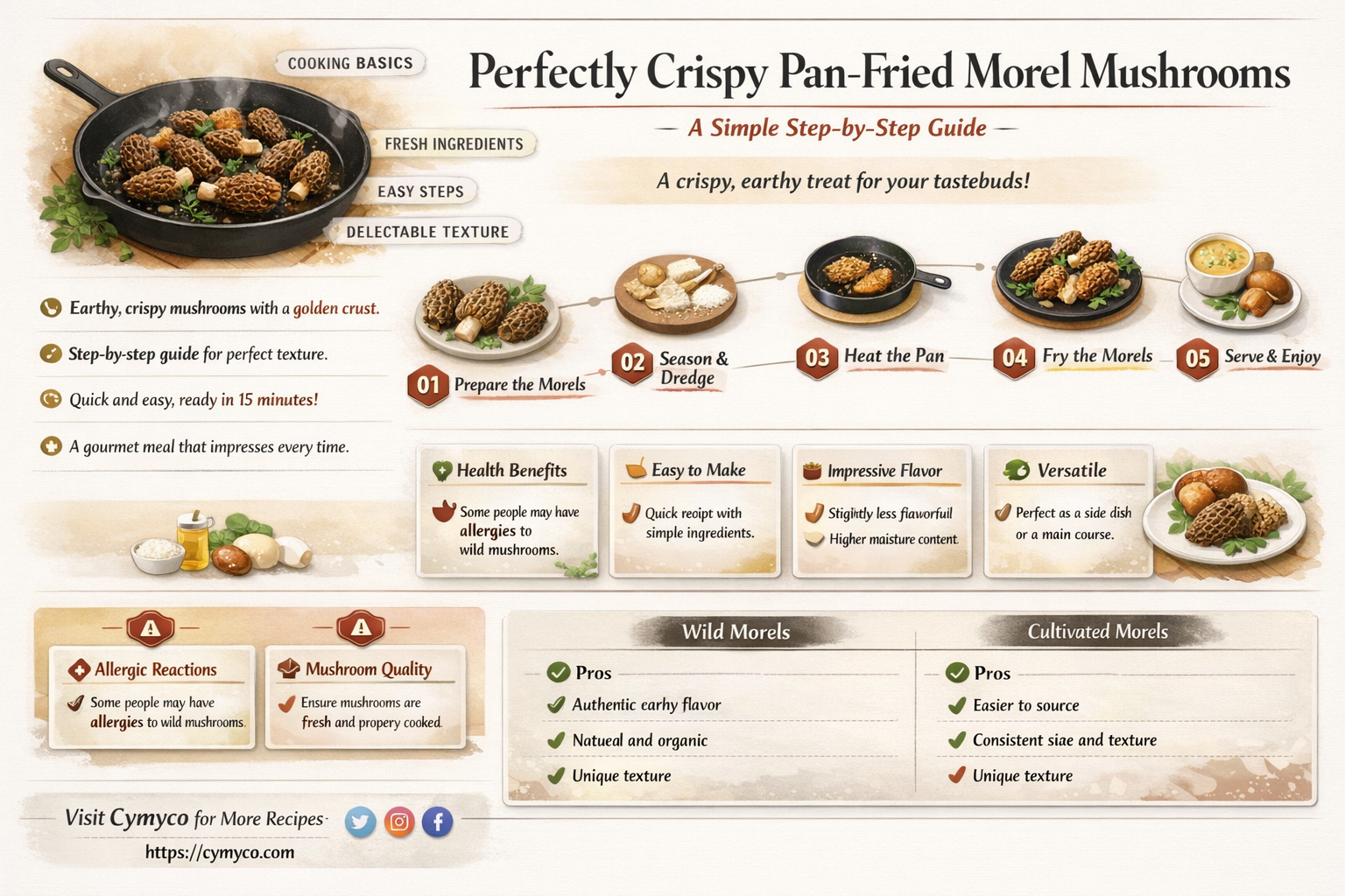 how to fry morel mushrooms in a pan