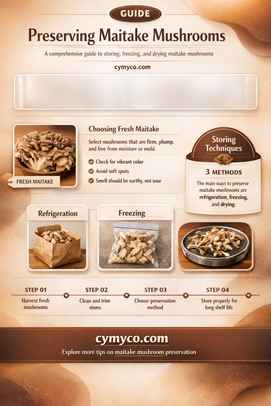 how to keep maitake