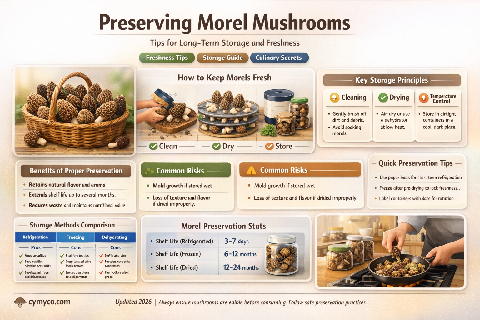 how to keep morel mushrooms