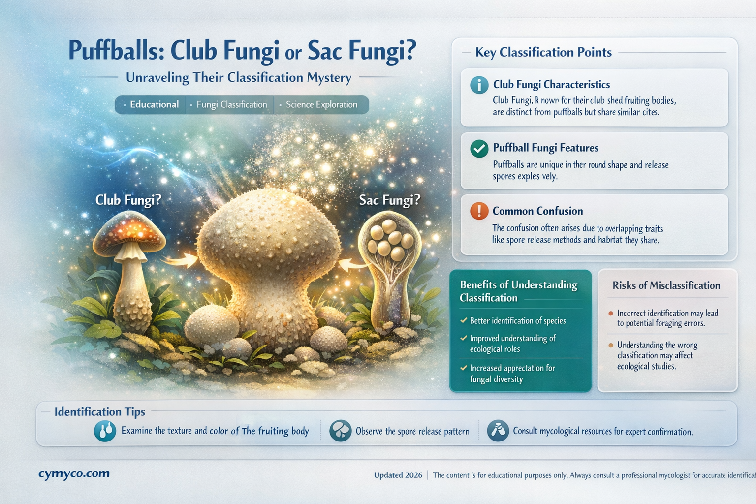 are puffballs club fungi or sac fungi