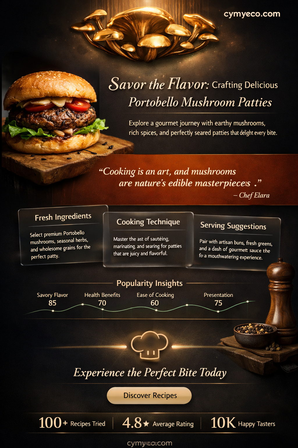 how to make portobello mushroom patties