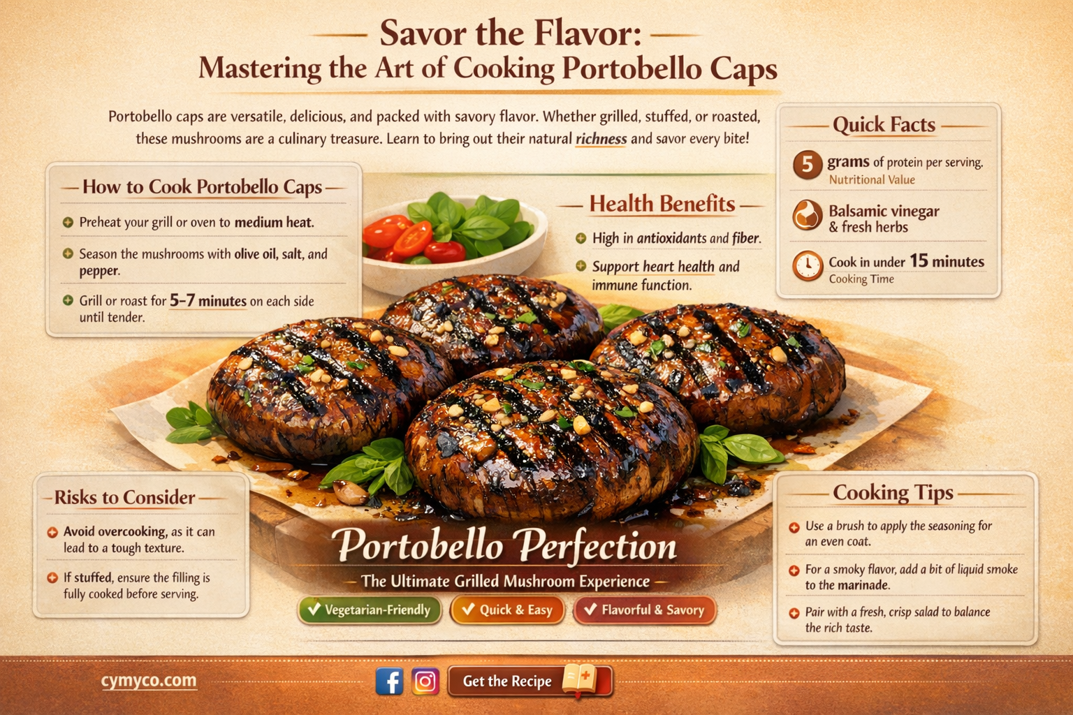 how to cook a portobello cap