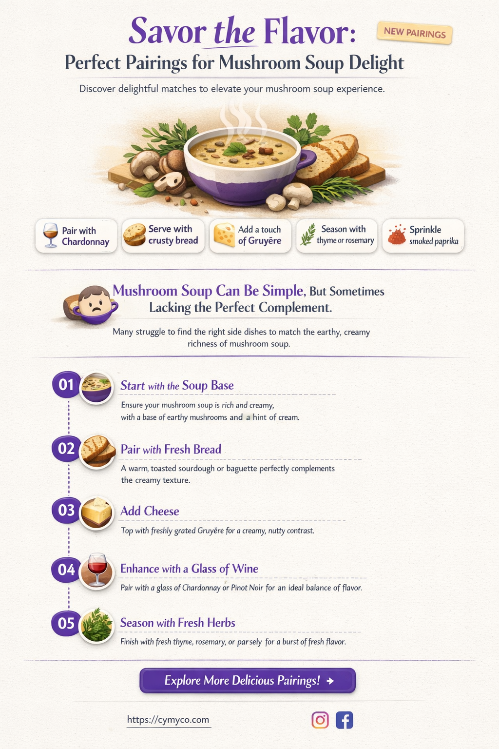 what do you eat with mushroom soup