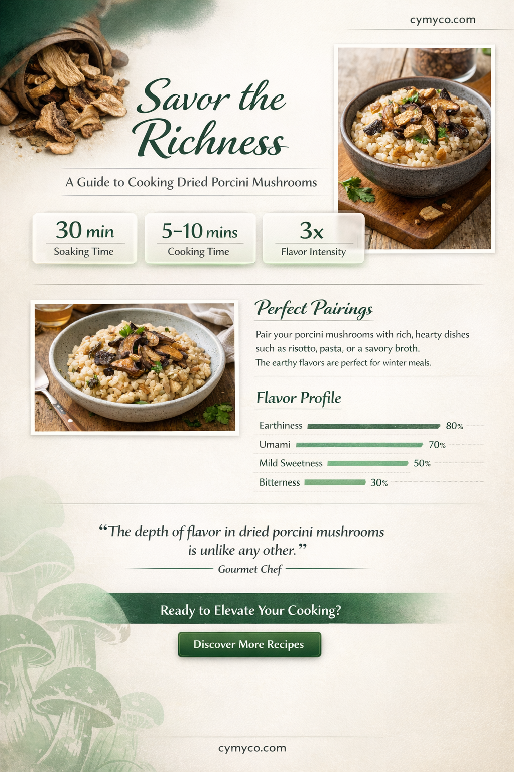 how to cook dried porcini