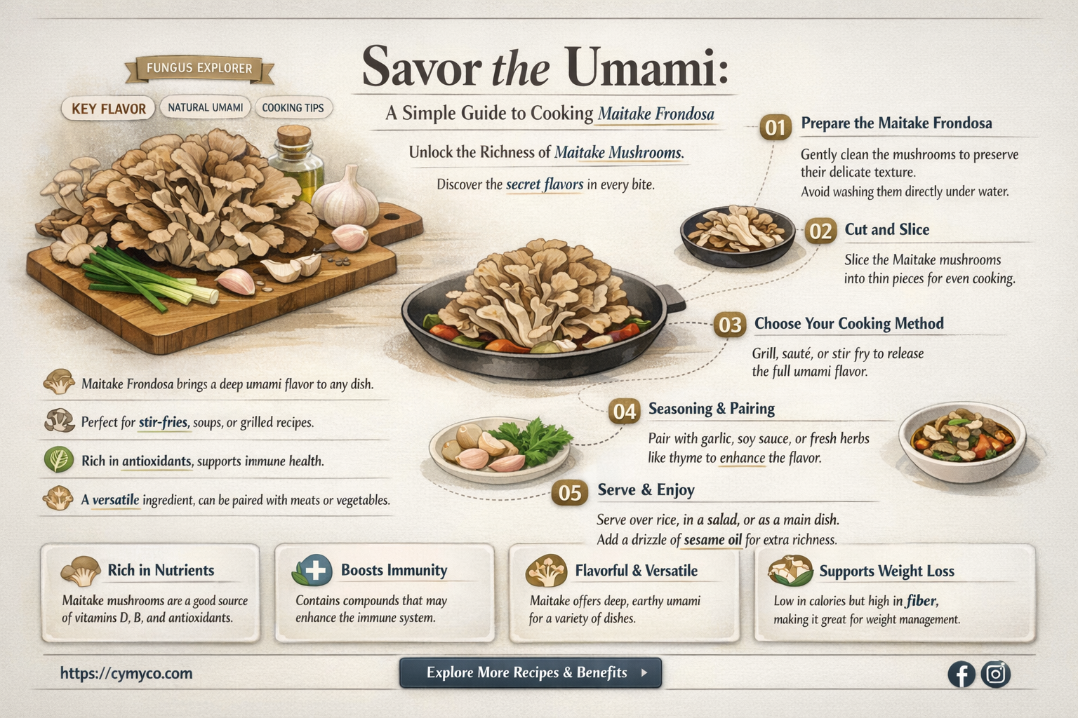 how to cook maitake frondosa