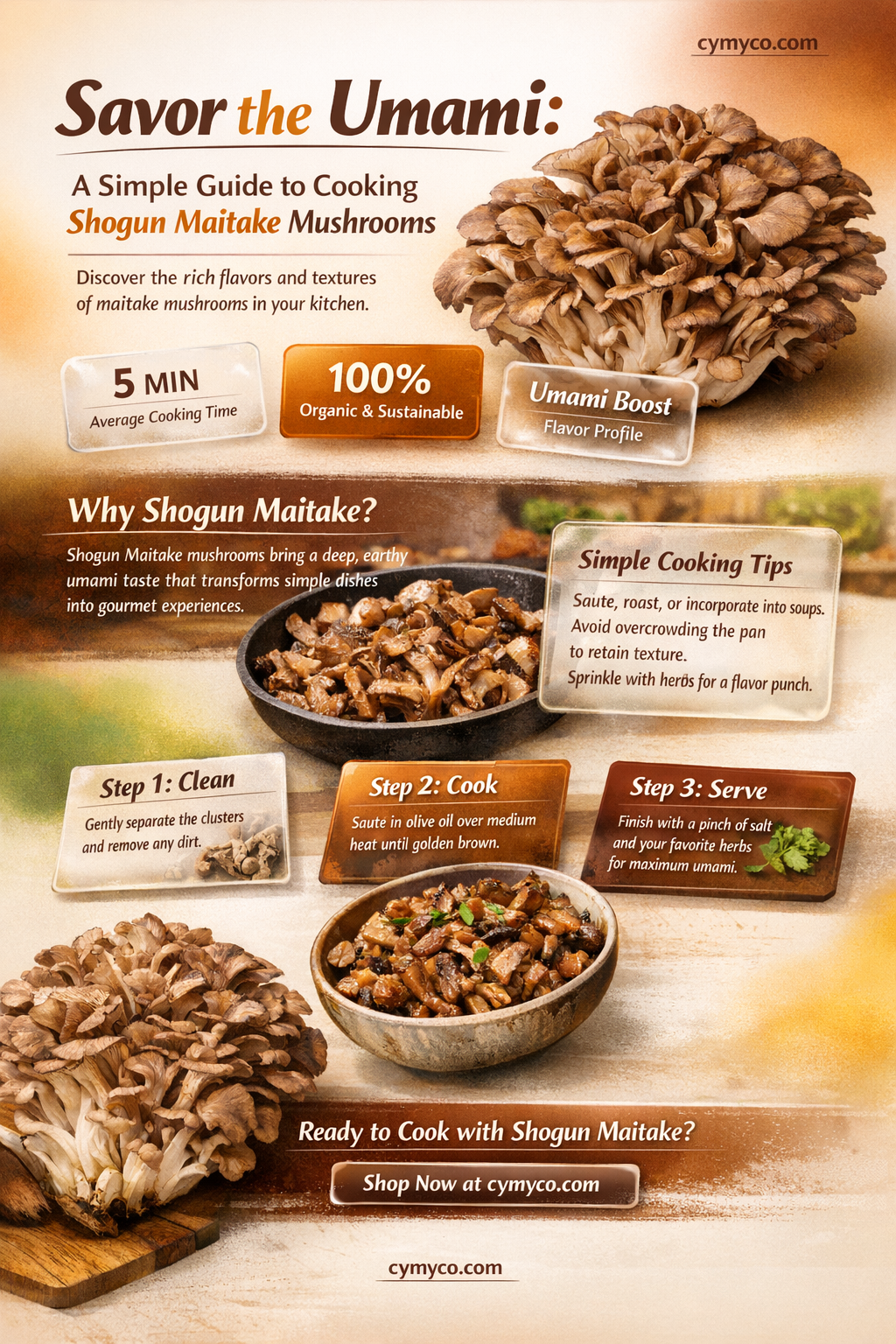 how to cook shogun maitake