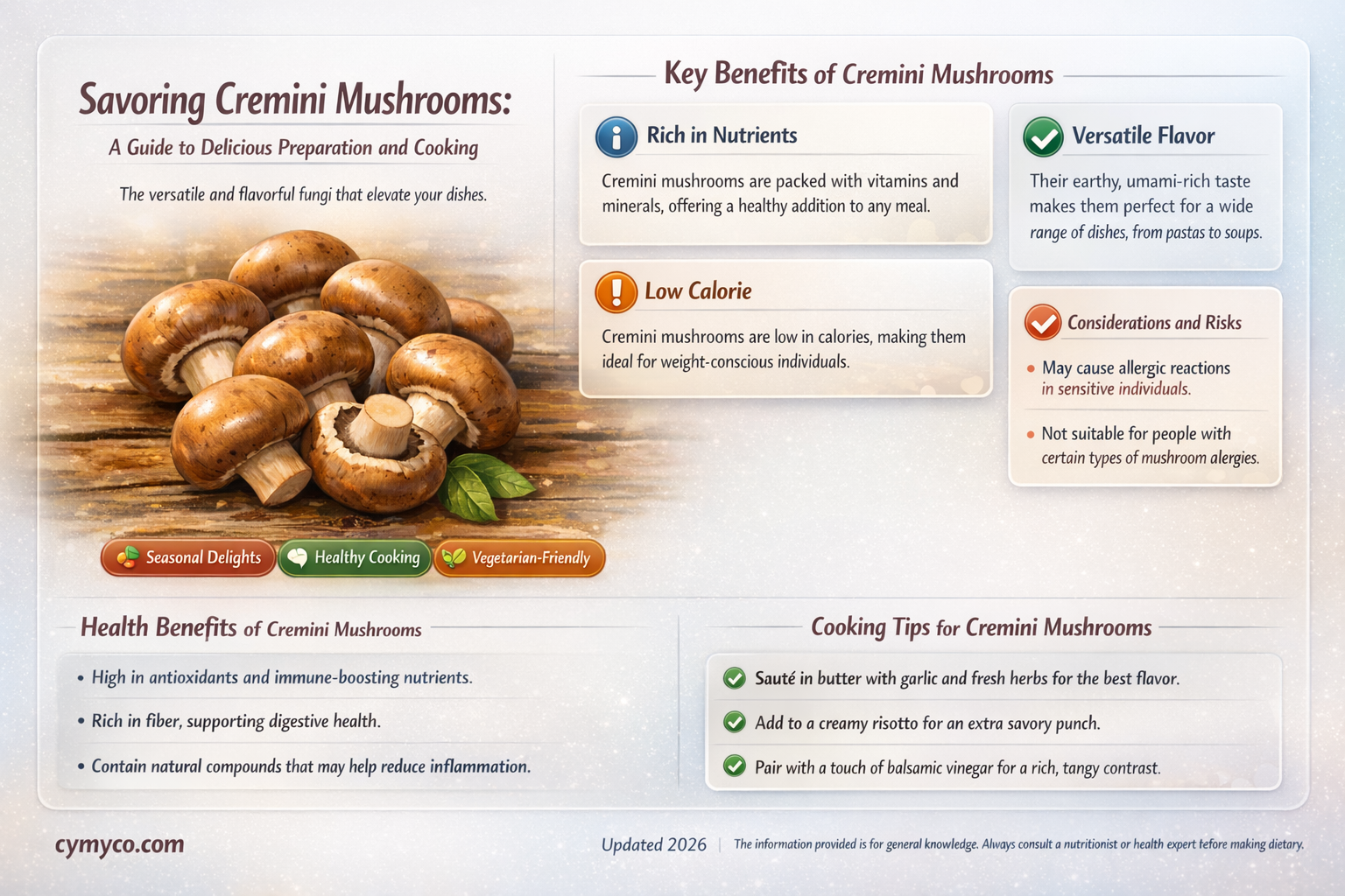 how to eat cremini mushrooms